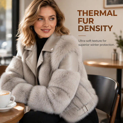 Women's Faux Fur Short Winter Coat🔥𝙁𝙧𝙚𝙚 𝙎𝙝𝙞𝙥𝙥𝙞𝙣𝙜