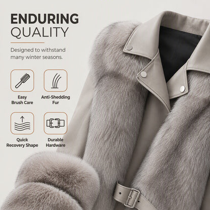 Women's Faux Fur Short Winter Coat🔥𝙁𝙧𝙚𝙚 𝙎𝙝𝙞𝙥𝙥𝙞𝙣𝙜